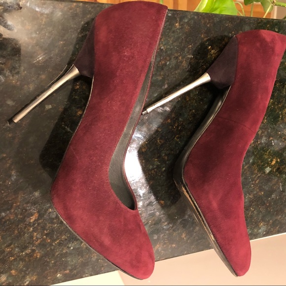 Stuart Weitzman Burgundy Stilettos - Picture 6 of 6